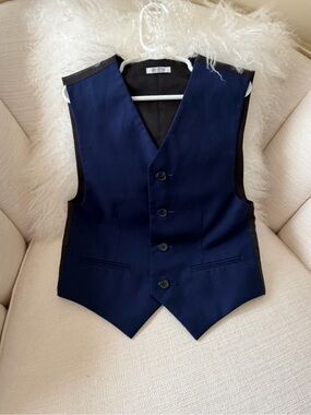 Calvin Klein Bright Blue Boy's Dress Vest